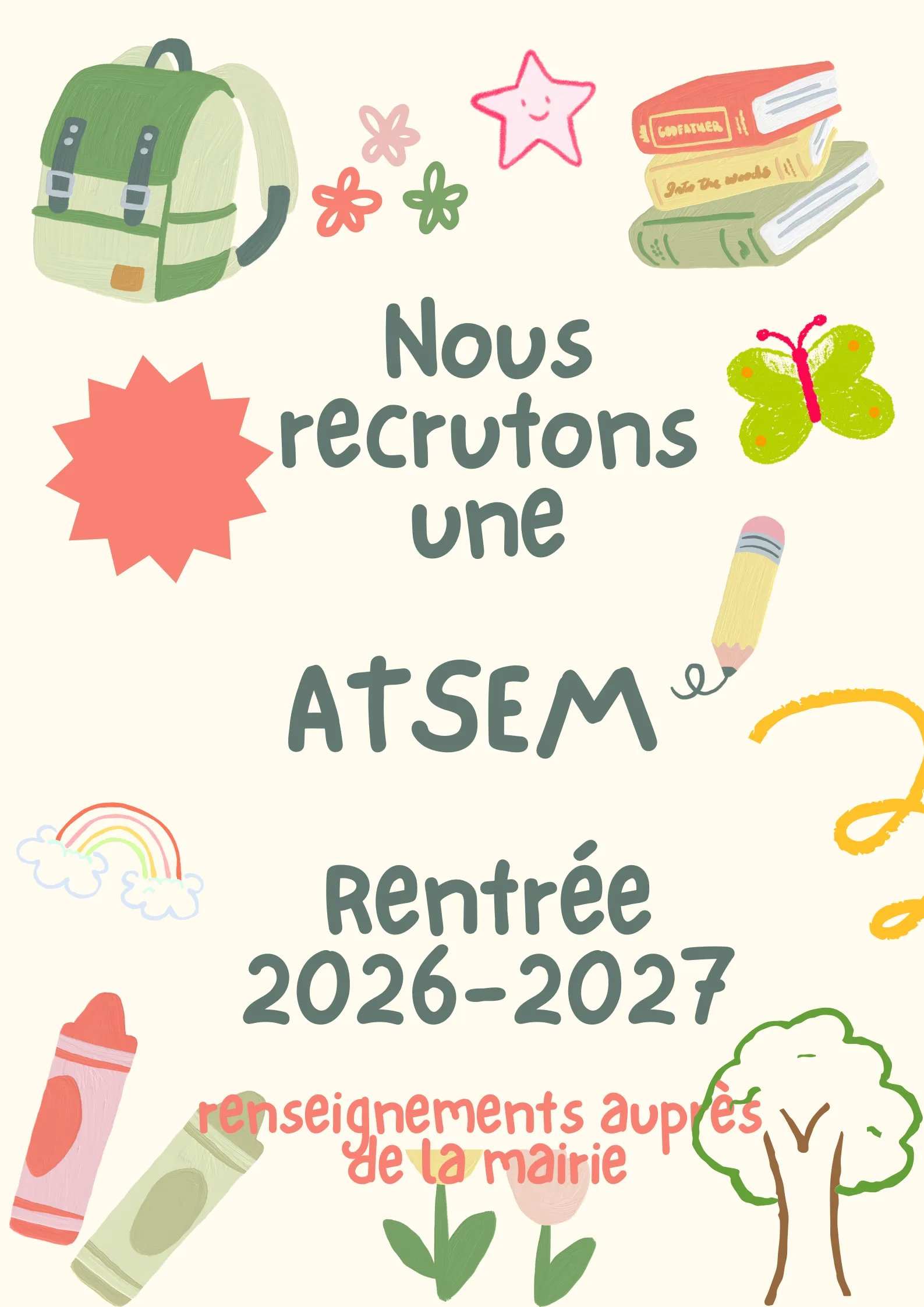 Lire la suite de l'actualité Recrutement ATSEM